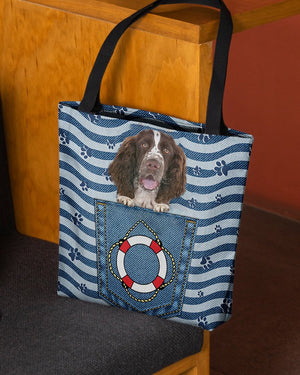 English Springer Spaniel On Board-Cloth Tote Bag