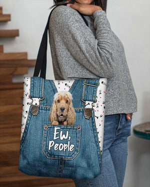 English cocker spaniel-EW people-Cloth Tote Bag