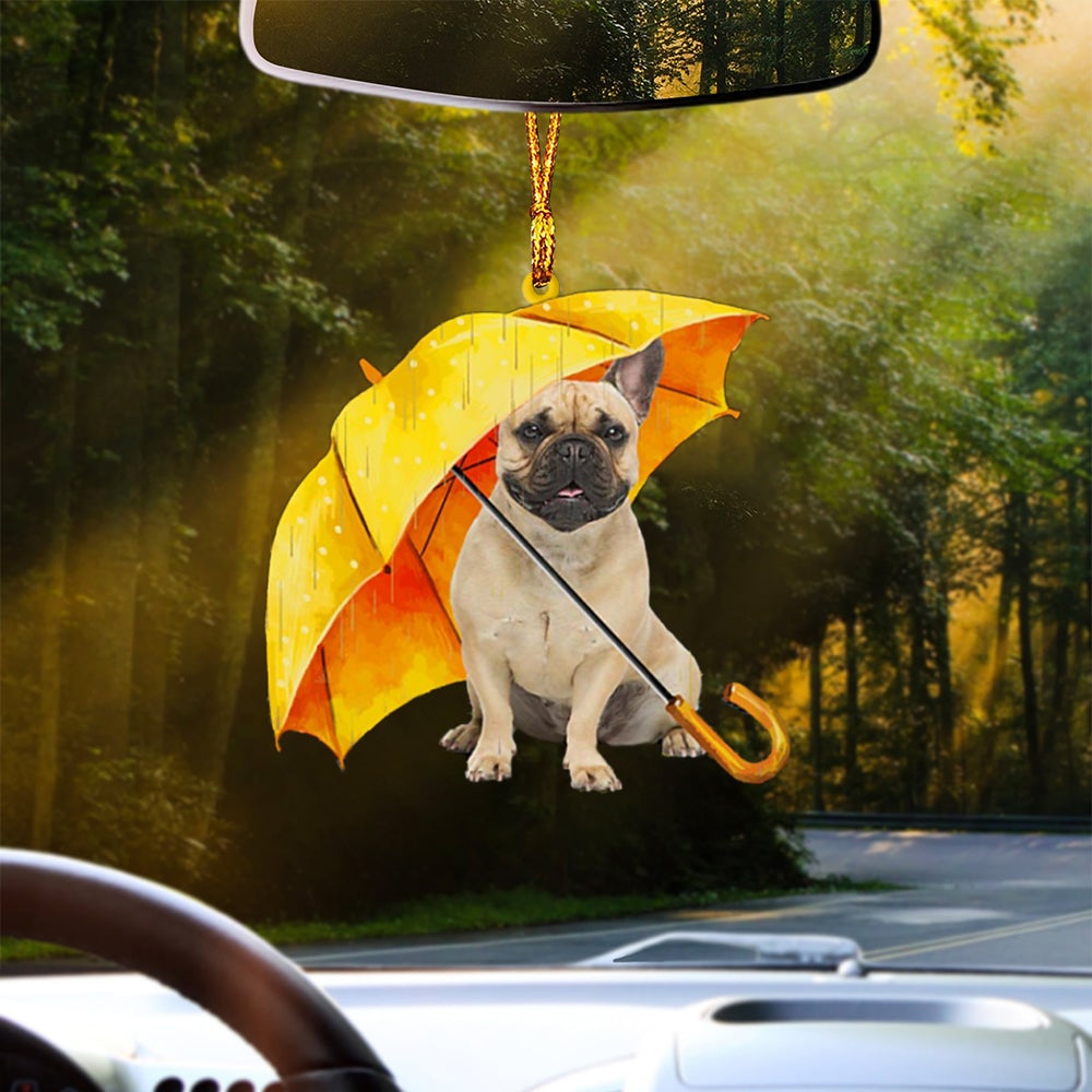 FAWN French Bulldog-The Umbrella Two Sides Ornament