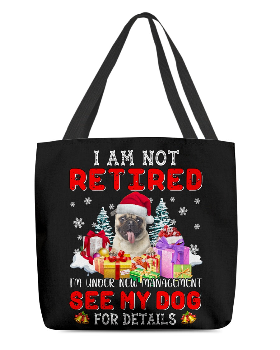 FAWN Pug 1-New Management Cloth Tote Bag