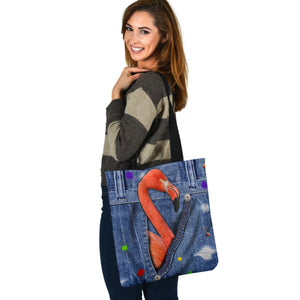 FLAMINGO-The Rainbow-Cloth Tote Bag