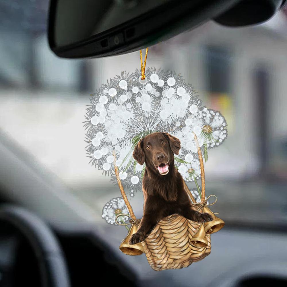 Flat Coated Retriever-Dandelion-Two Sided Ornament