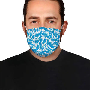 French Bulldog Blue Pattern EZ07 1704 Face Mask