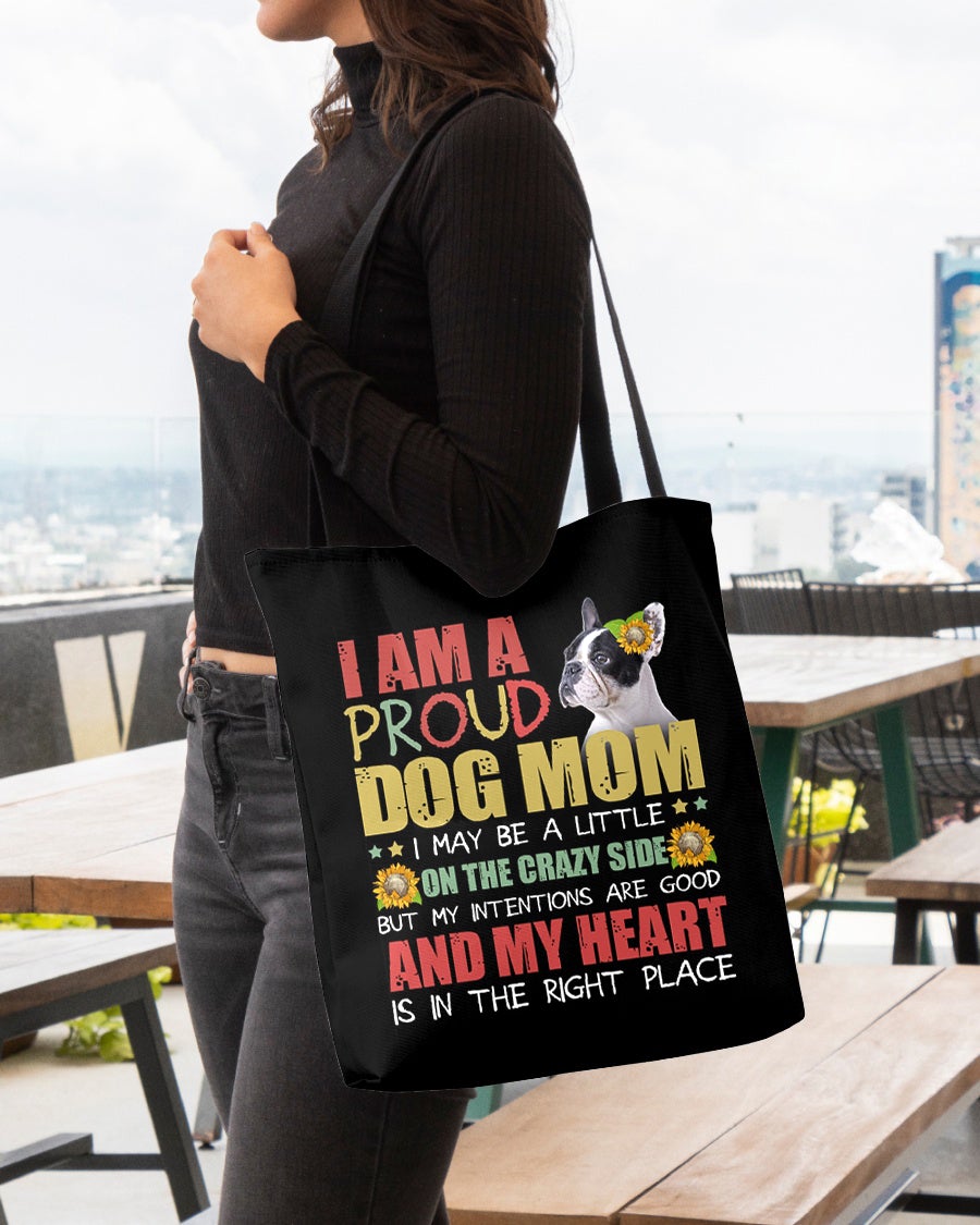 French Bulldog-Right Place-Cloth Tote Bag