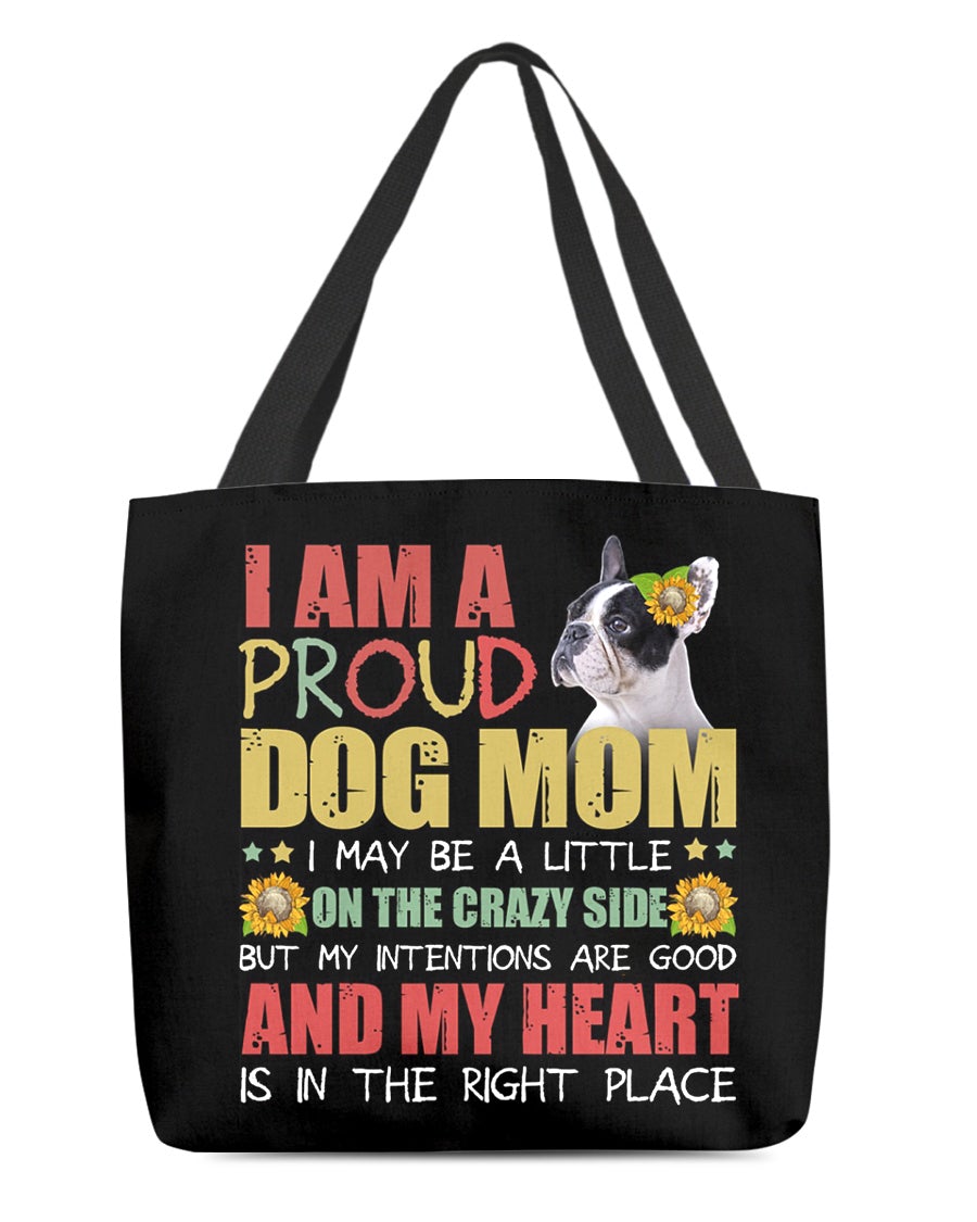 French Bulldog-Right Place-Cloth Tote Bag
