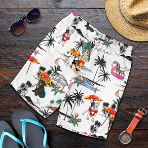 French Bulldog-Summer Beach Mens Shorts