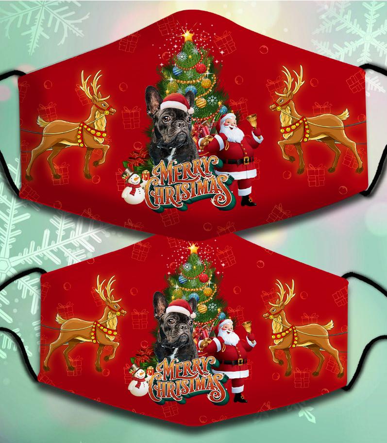 French Bulldog 18-Santa Claus&Dog-Veil
