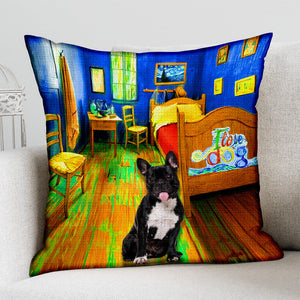 French Bulldog 2 In the Bedroom-Pillow Case