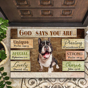 French  Bulldog3 God Says You Are Doormat