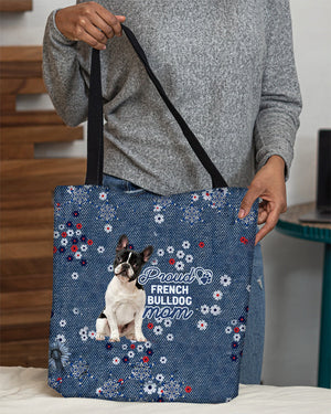 French Bulldog 3 Pround Mom-Cloth Tote Bag