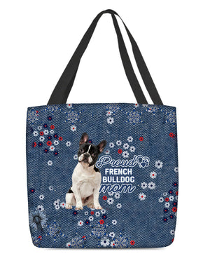 French Bulldog 3 Pround Mom-Cloth Tote Bag