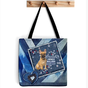 French Bulldog 5 2 Pround Mom2-Cloth Tote Bag