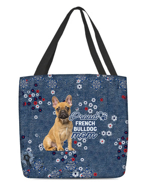 French Bulldog 5 (2) Pround Mom-Cloth Tote Bag