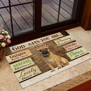 French Bulldog God Says You Are Doormat