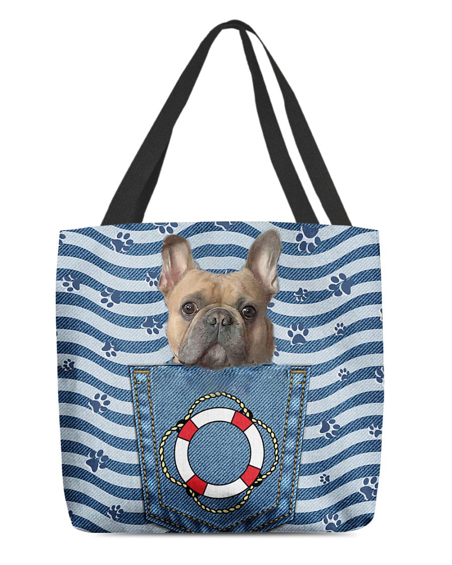 French Bulldog On Board-Cloth Tote Bag
