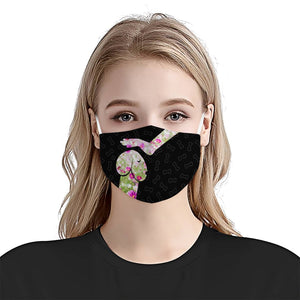 Funny Floral Dog EZ08 3107 Face Mask