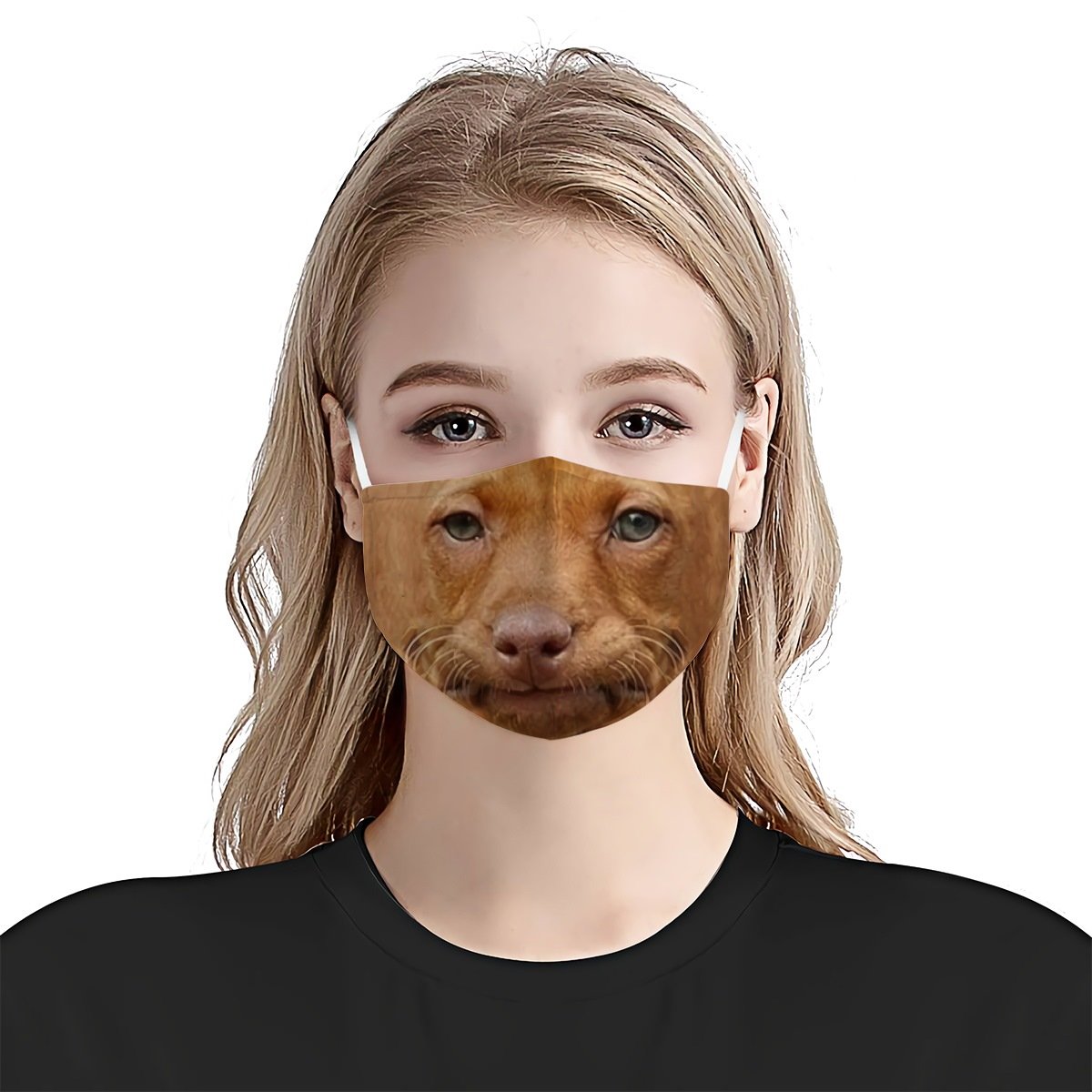 Funny dog Face EZ06 1304 Face Mask