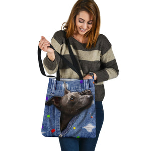 GREYHOUND-The Rainbow-Cloth Tote Bag