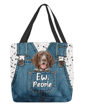 German Shorthaired Pointer-EW people-Cloth Tote Bag