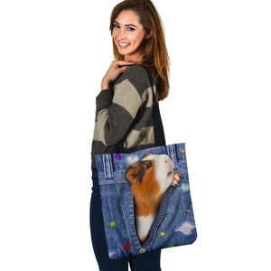 GUINEA PIG-The Rainbow-Cloth Tote Bag