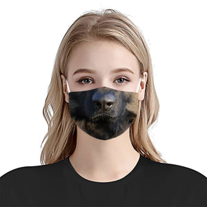 German Shepherd Face  EZ03 1504 Face Mask