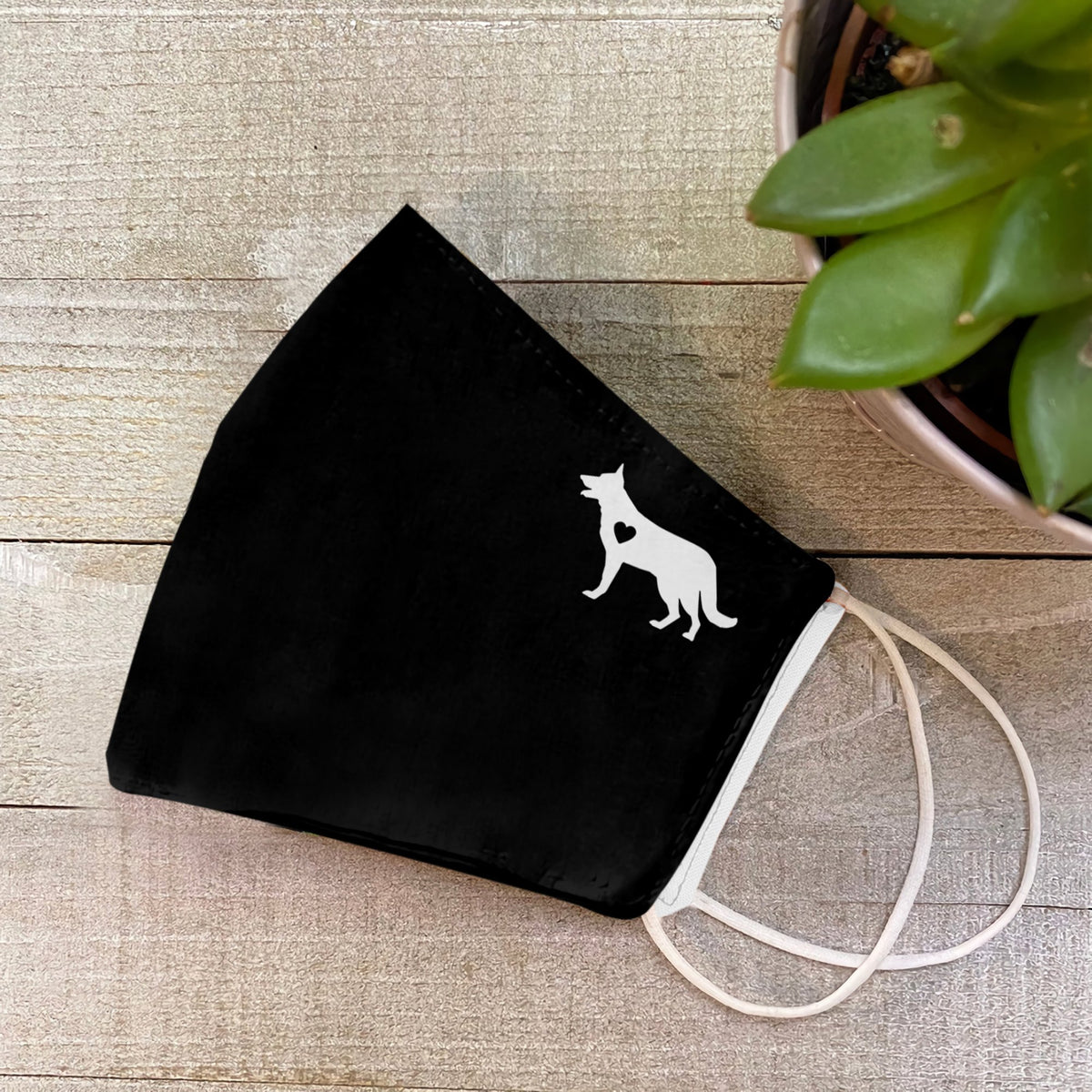 German Shepherd Heart EZ07 2707 Face Mask