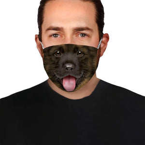 German Shepherd Puppy Face EZ06 1504 Face Mask
