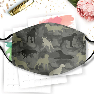 German Shorthaired Pointer Camo EZ07 1108 Face Mask