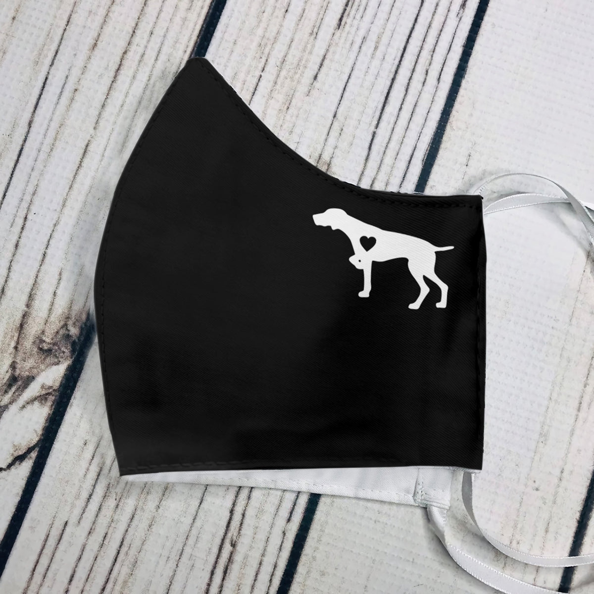 German Shorthaired Pointer Heart EZ07 1108 Face Mask