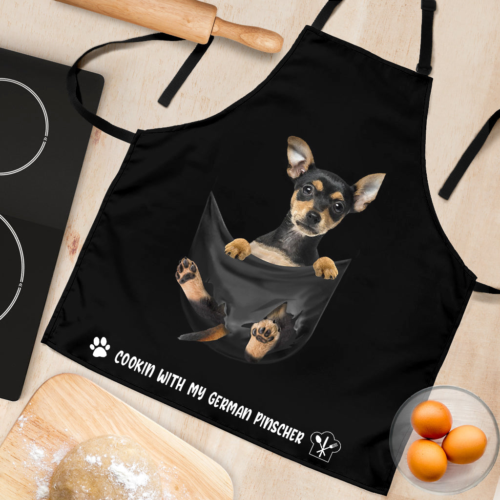 German Pinscher Cookin' With Me Apron