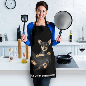 German Pinscher Cookin' With Me Apron