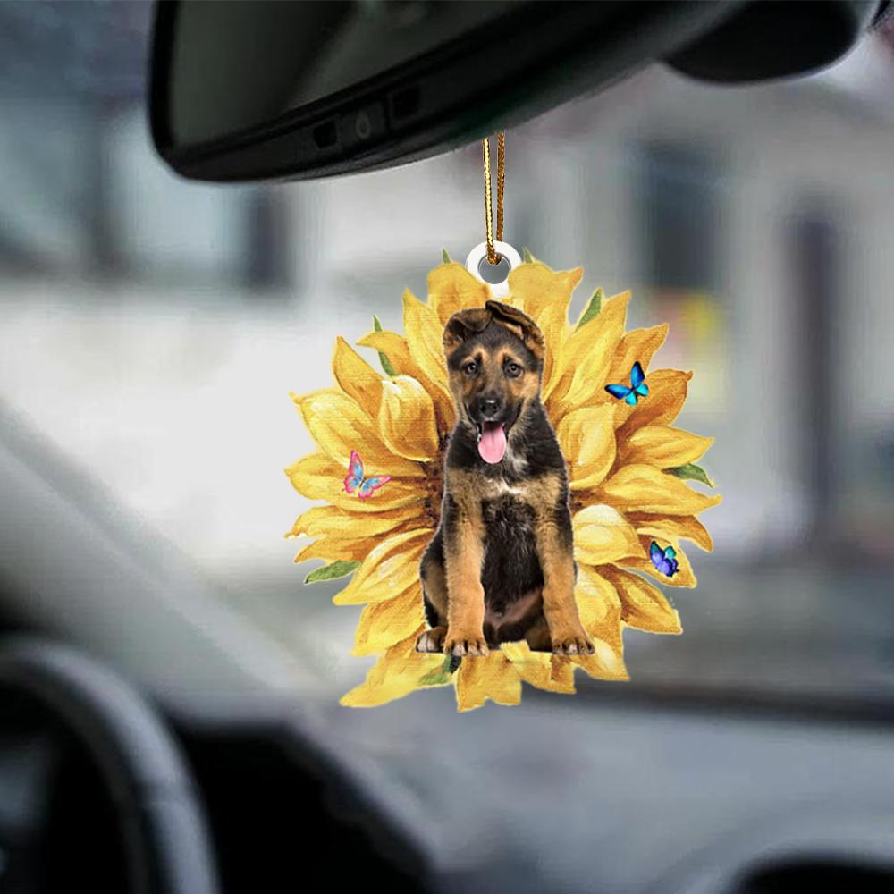 German Shepherd-The Sunshine-Two Sided Ornament