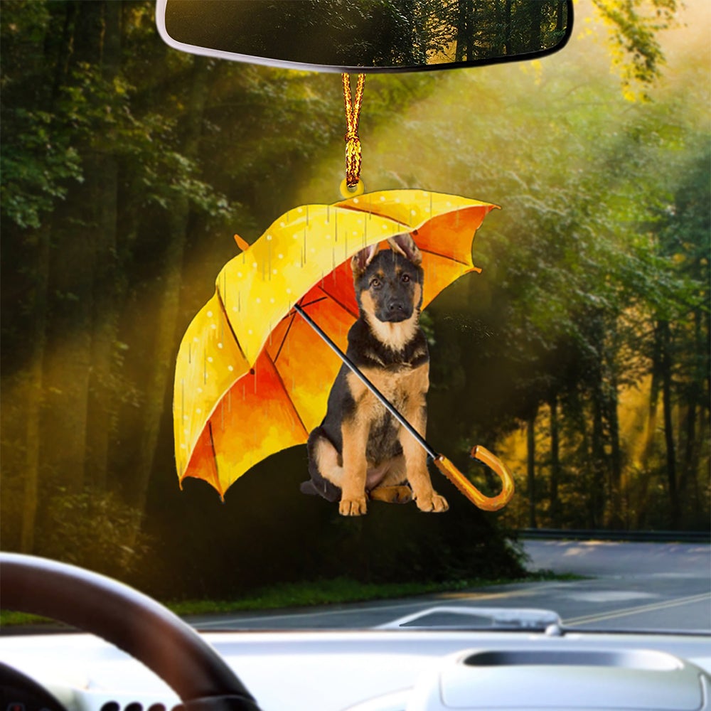 German Shepherd 1-The Umbrella Two Sides Ornament