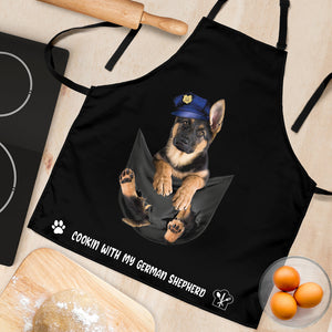 German Shepherd 6 Cookin' With Me Apron