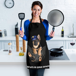 German Shepherd 6 Cookin' With Me Apron