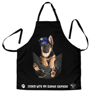 German Shepherd 6 Cookin' With Me Apron