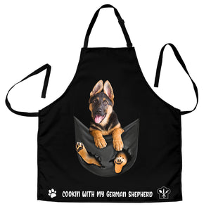 German Shepherd 7 Cookin' With Me Apron