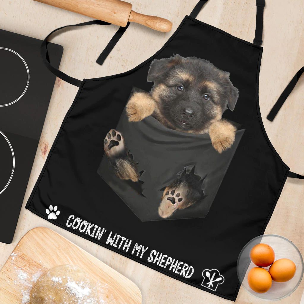 German Shepherd  Cookin' With Me Apron