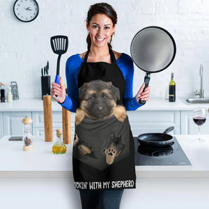 German Shepherd  Cookin' With Me Apron