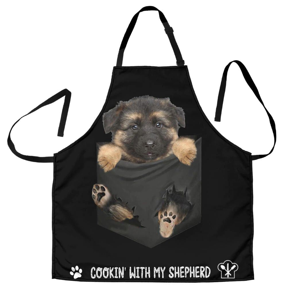 German Shepherd  Cookin' With Me Apron