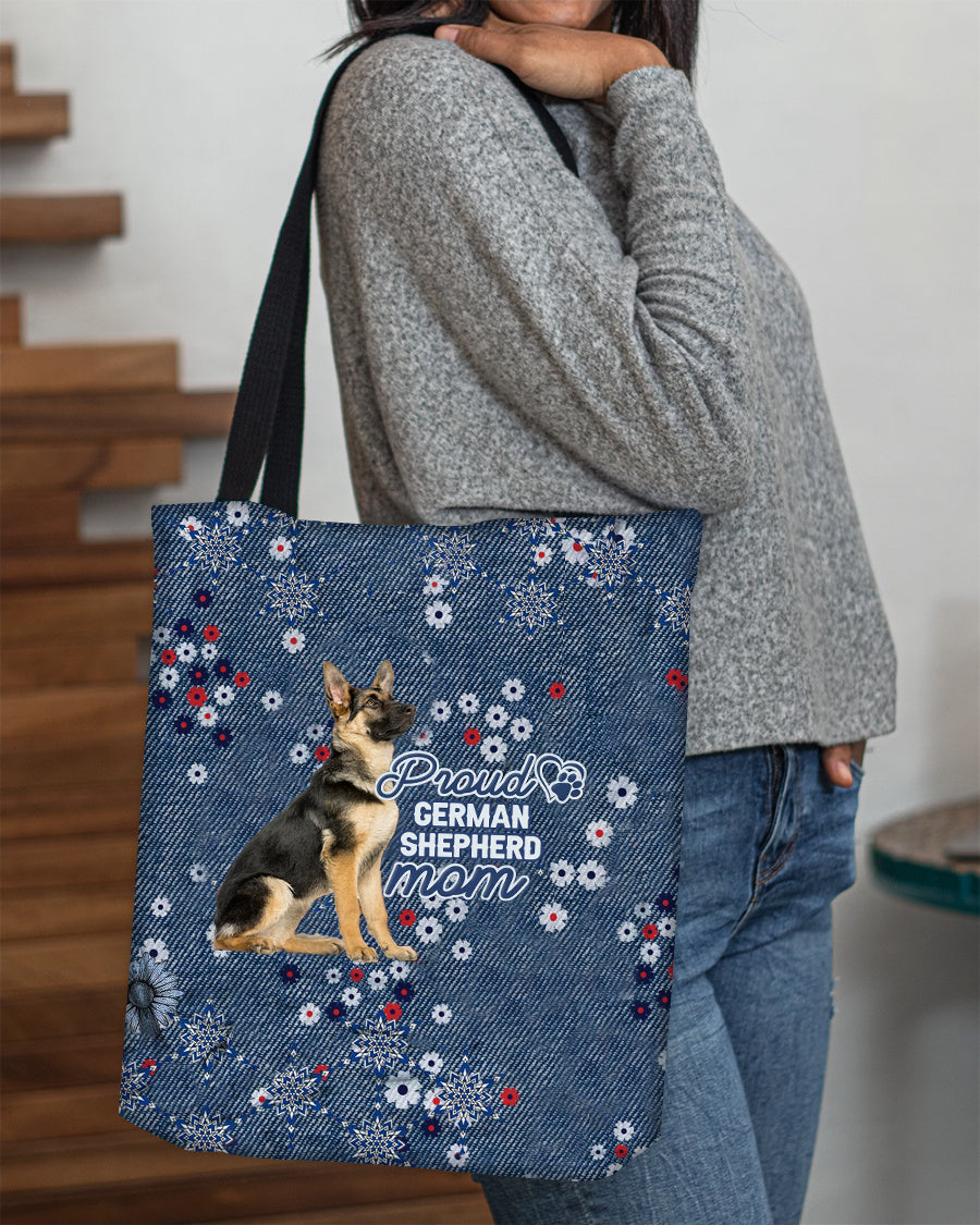 German Shepherd Pround Mom-Cloth Tote Bag