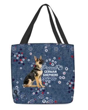 German Shepherd Pround Mom-Cloth Tote Bag