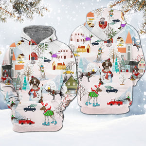 German Shorthaired-Winter Holiday Hoodie