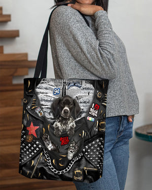 German Shorthaired Pointer-Rock Dog-Cloth Tote Bag