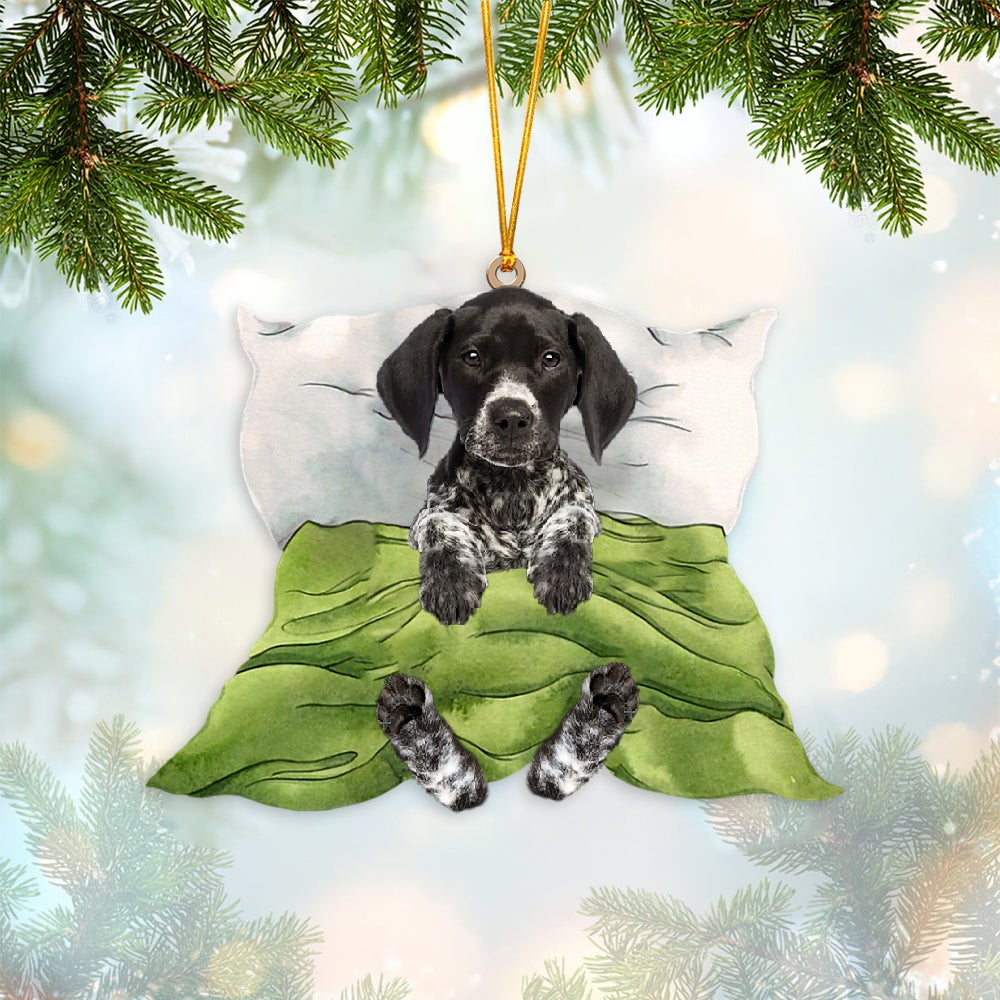 German Shorthaired Pointer-Sleep time Two Sides Ornament