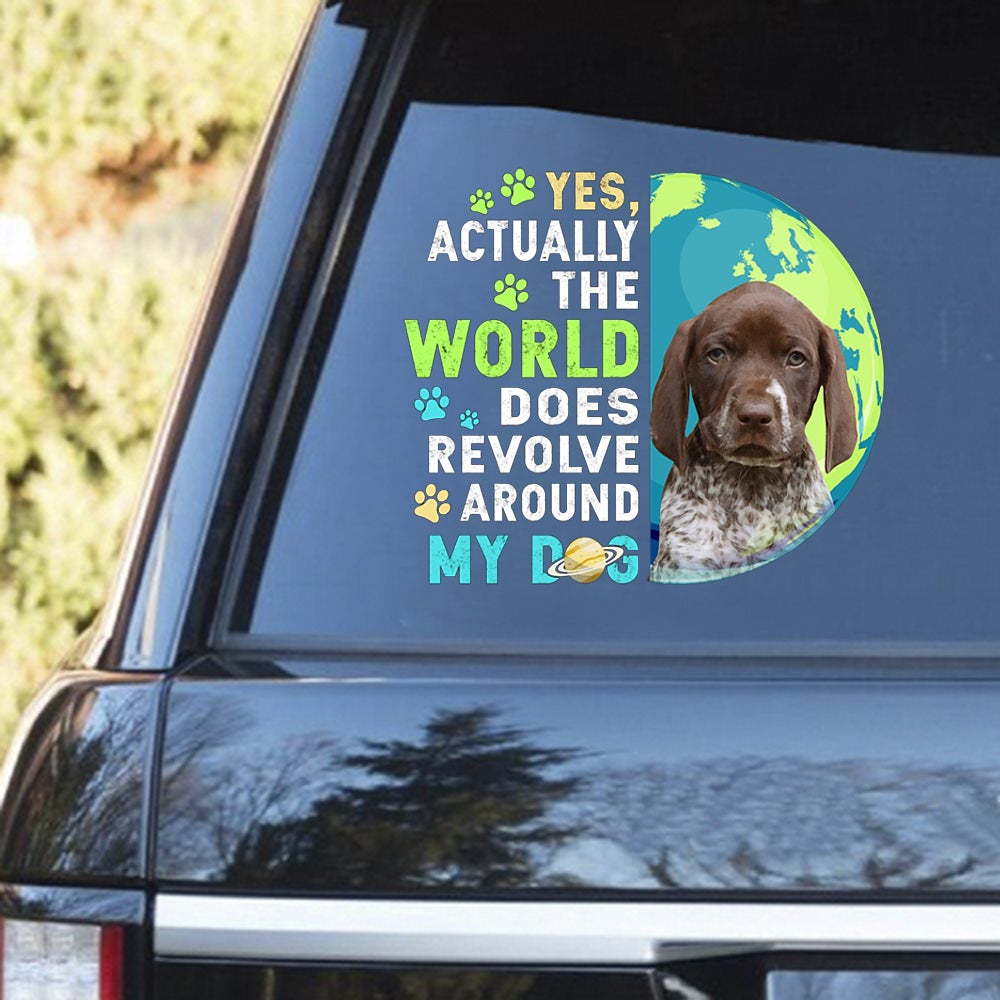 German Shorthaired Pointer Revolve Around Decal