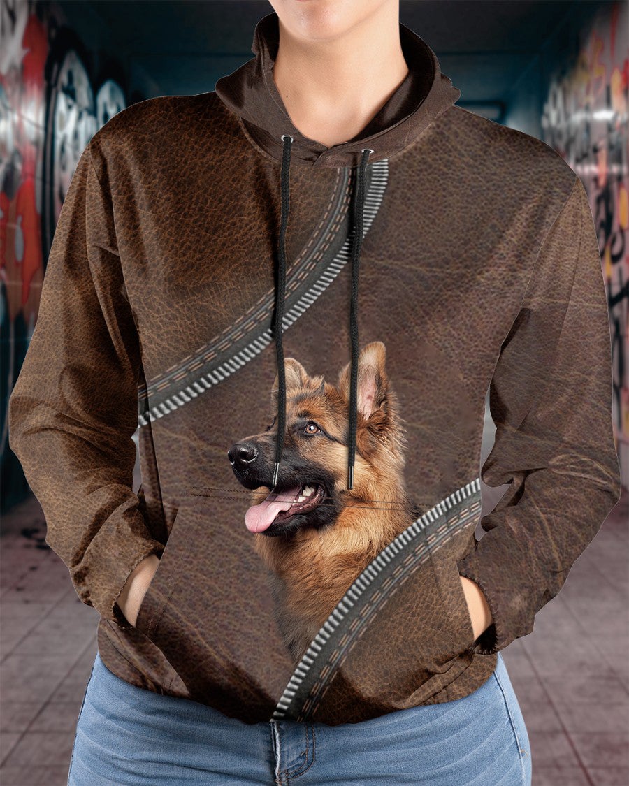 German shepherd 2-Never Walk Alone Hoodie