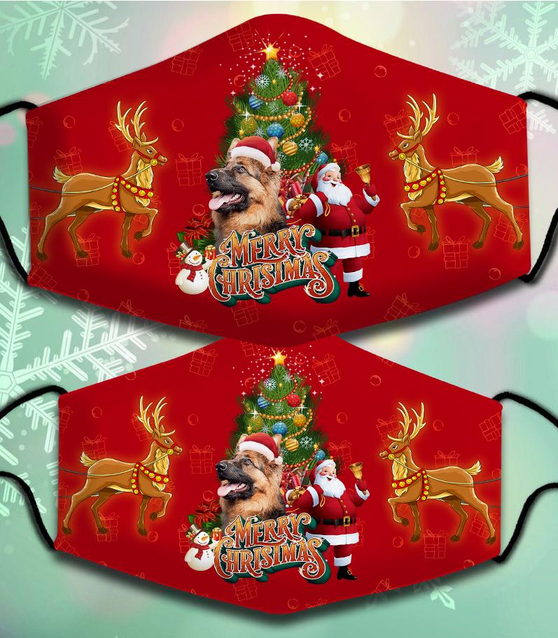 German shepherd 2-Santa Claus&Dog-Veil