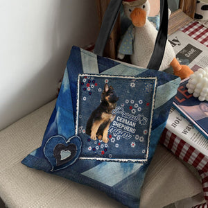 German shepherd 6 Pround Mom2-Cloth Tote Bag