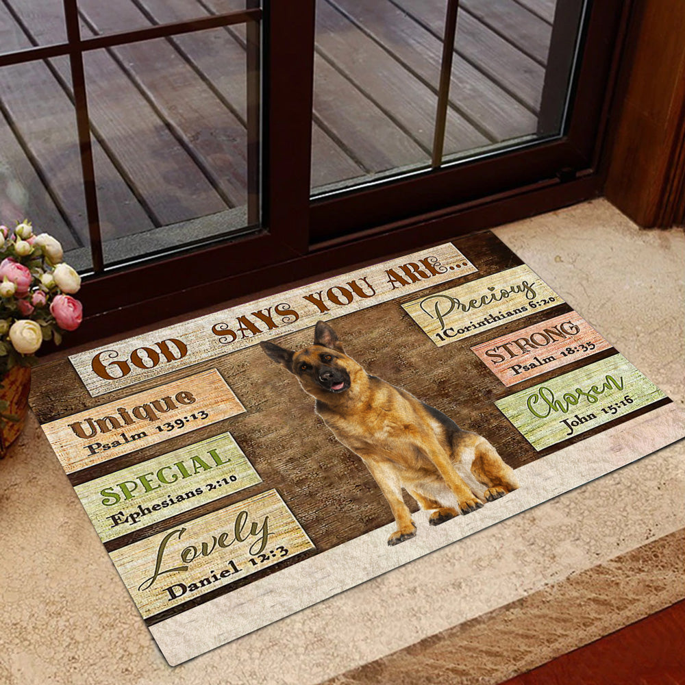 German  Shepherd  (5) God Says You Are Doormat